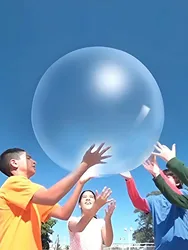 50CM Bubble Ball Outdoor Air Water Filled Bubble Ball Children Blow Up Balloon Toy Fun Party Game Summer Inflatable Kids Gifts