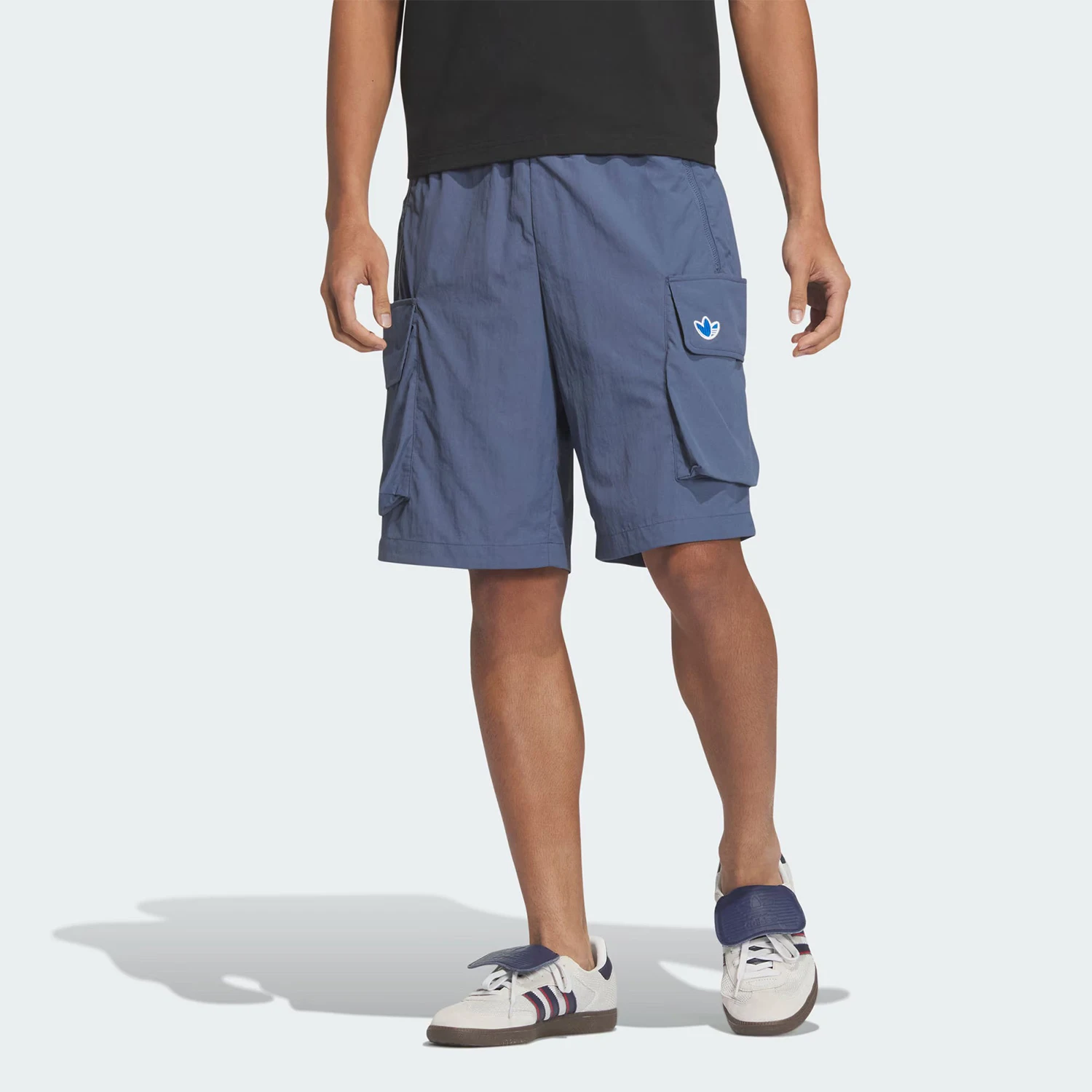 Adidas Authentic Three Leaves Men's Workwear Loose Sports Five-Point Pants JM2706