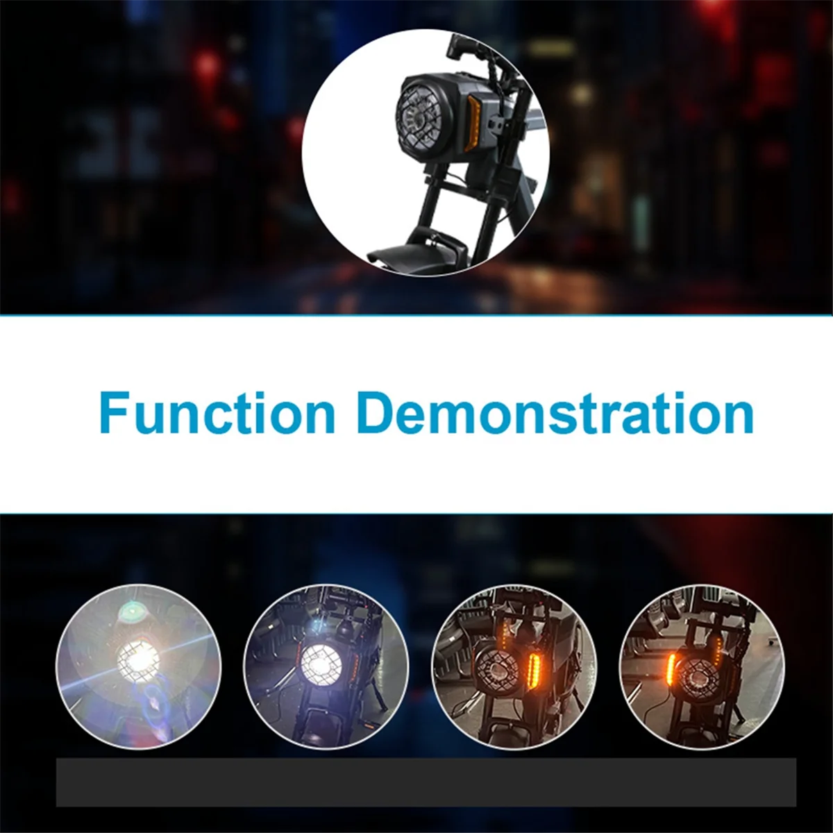 

N17R 24 В-52 В ED02 Передний фонарь для электрического велосипеда с Bluetooth-динамиком, указатель поворота, детали для велосипеда