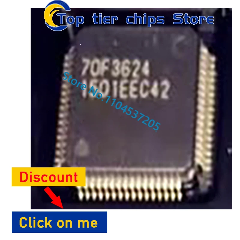 5PCS/LOT 70F3624 UPD70F3624 D70F3624 TQFP64 100% NEW