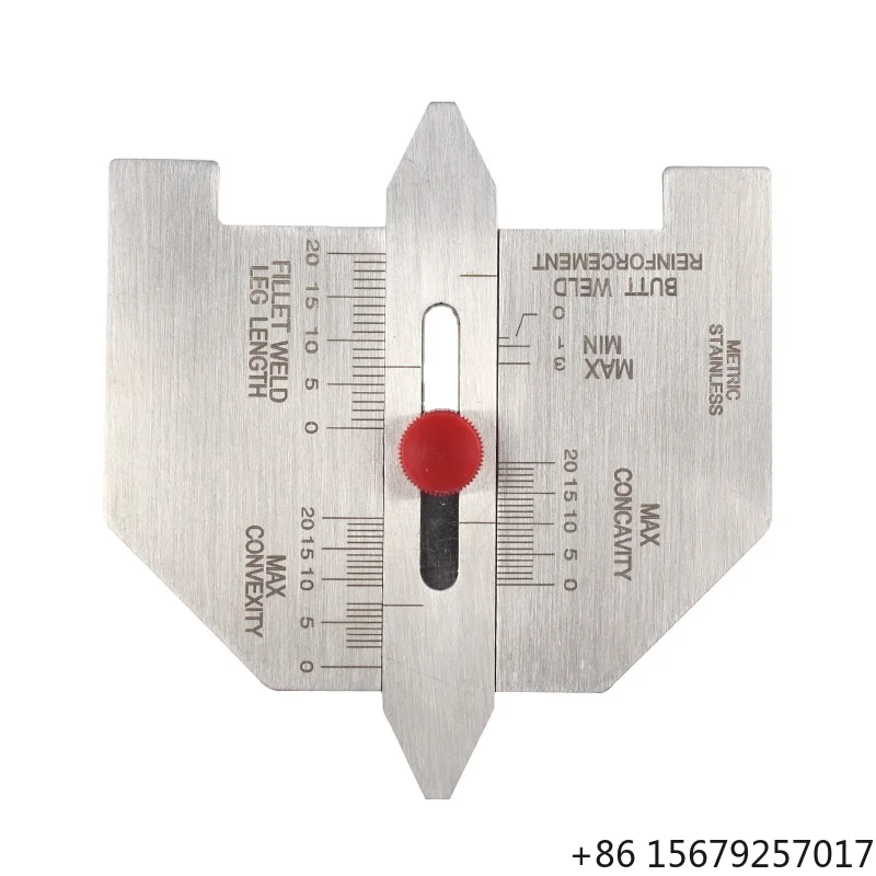 Welding Tools Automatic Welding Gauge Adjustable Fillet Weld Gauge Metric Gauge Measuring Ruler