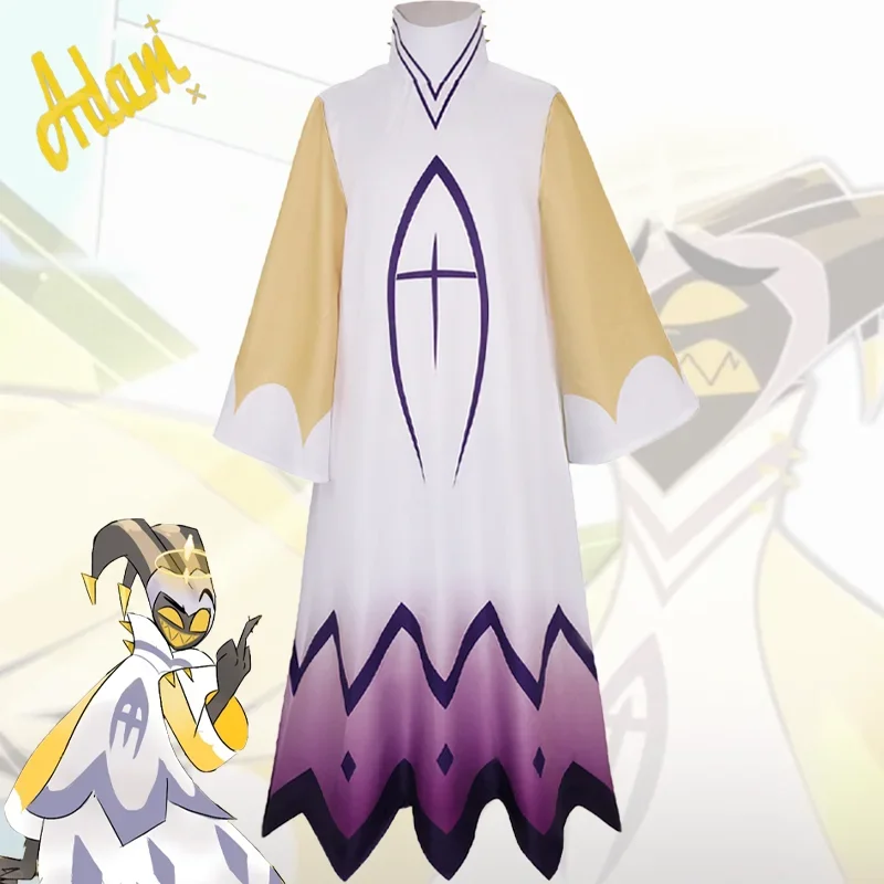 

CosplayHalloween Hasbin Adam Cosplay Anime Hotel Cos Outfits Robe Jumpsuits Uniform Suit Carnival Disguise Party Comic Con Adult