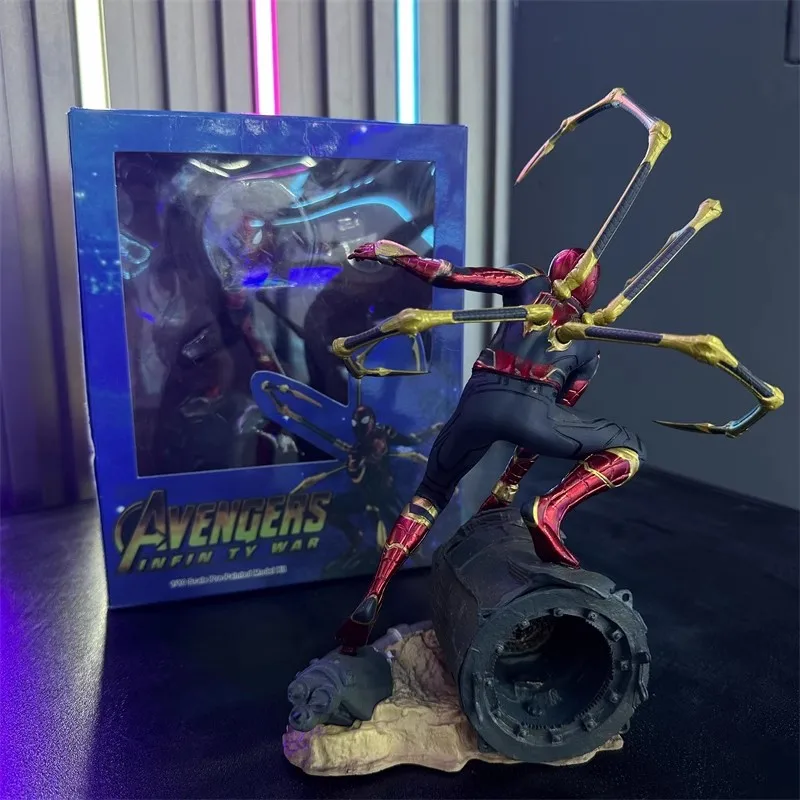 ホットトイズマーベルスパイダーマンスーパーヒーロースパイダーマンアクションフィギュア 18 センチメートルスパイダーマンアニメ装飾コレクション人形玩具モデル子供