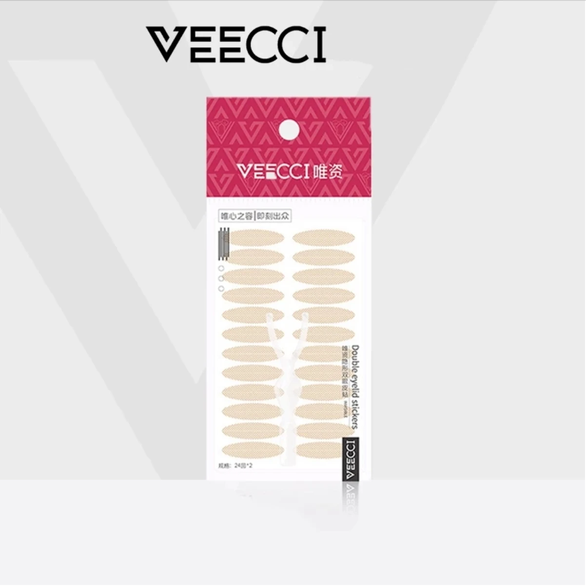 VEECCI Self-Adhesive Double Eyelid สติกเกอร์ติดทนนานที่มองไม่เห็น Non-Marking แต่งหน้าเครื่องสําอาง
