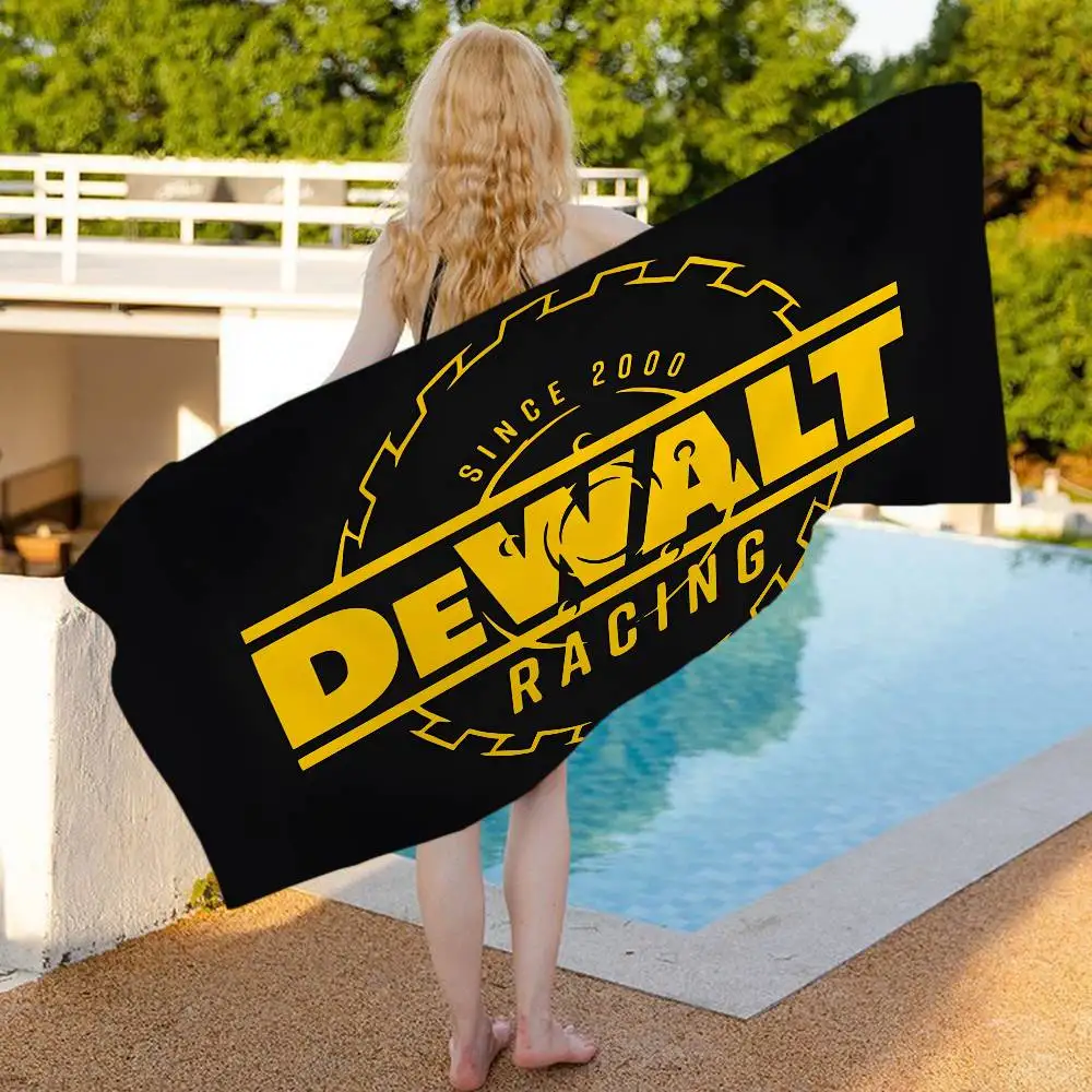 D-Dewalts Beach Towel Colorful Bath Towels For Girl Microfiber Quick Dry Custom Sand Free Beach Yoga Spa Gym Pool