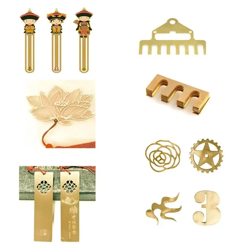 PORK-CNC Frame Model Mould 100X100mm Brass Sheet 1Mm Thickness Brass Plate Cutting DIY Construction Brass Pad