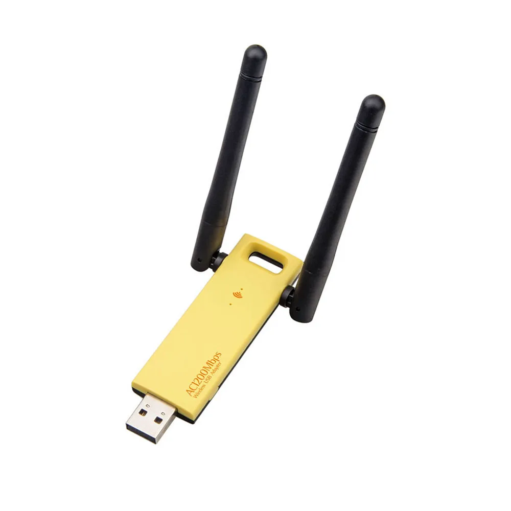 Wireless USB Network Adapter 1200mbps Dual Band 2.4G/5Ghz Network Card 802.11ac RTL8812BU Chipset Aerial