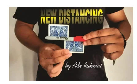 NEW DISTANCING By Ade Rahmat Gimmick Magic Tricks Street Performer Magician Card Magic Props Illusions Stage Visual Effect Funny