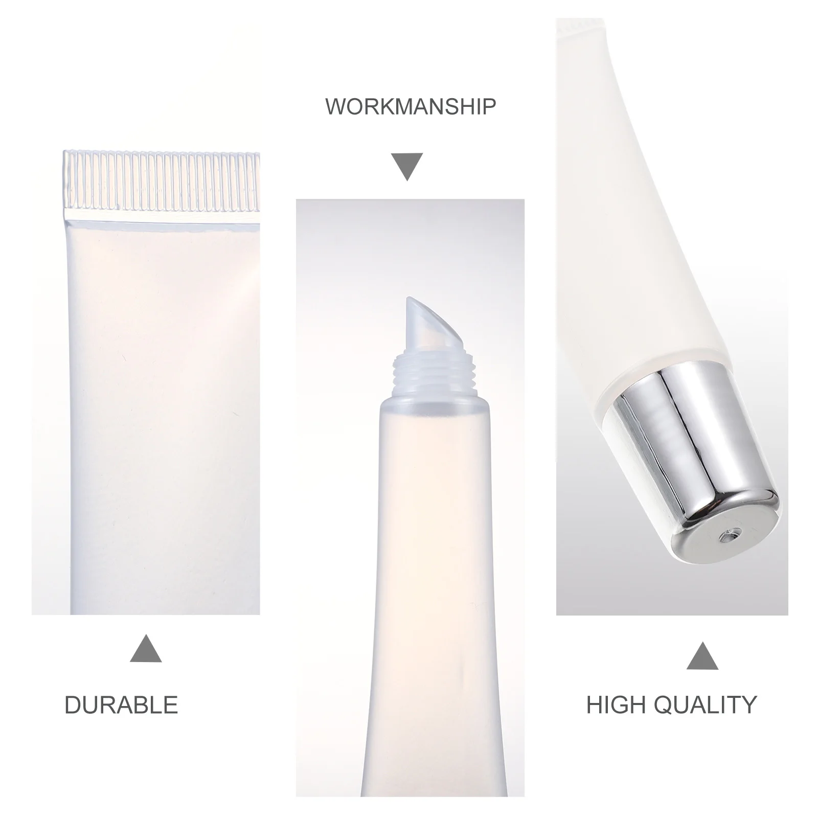 10 stuks hervulbare lippenstiftflessen kleine glans olie vloeibare buis glazuur lege glans