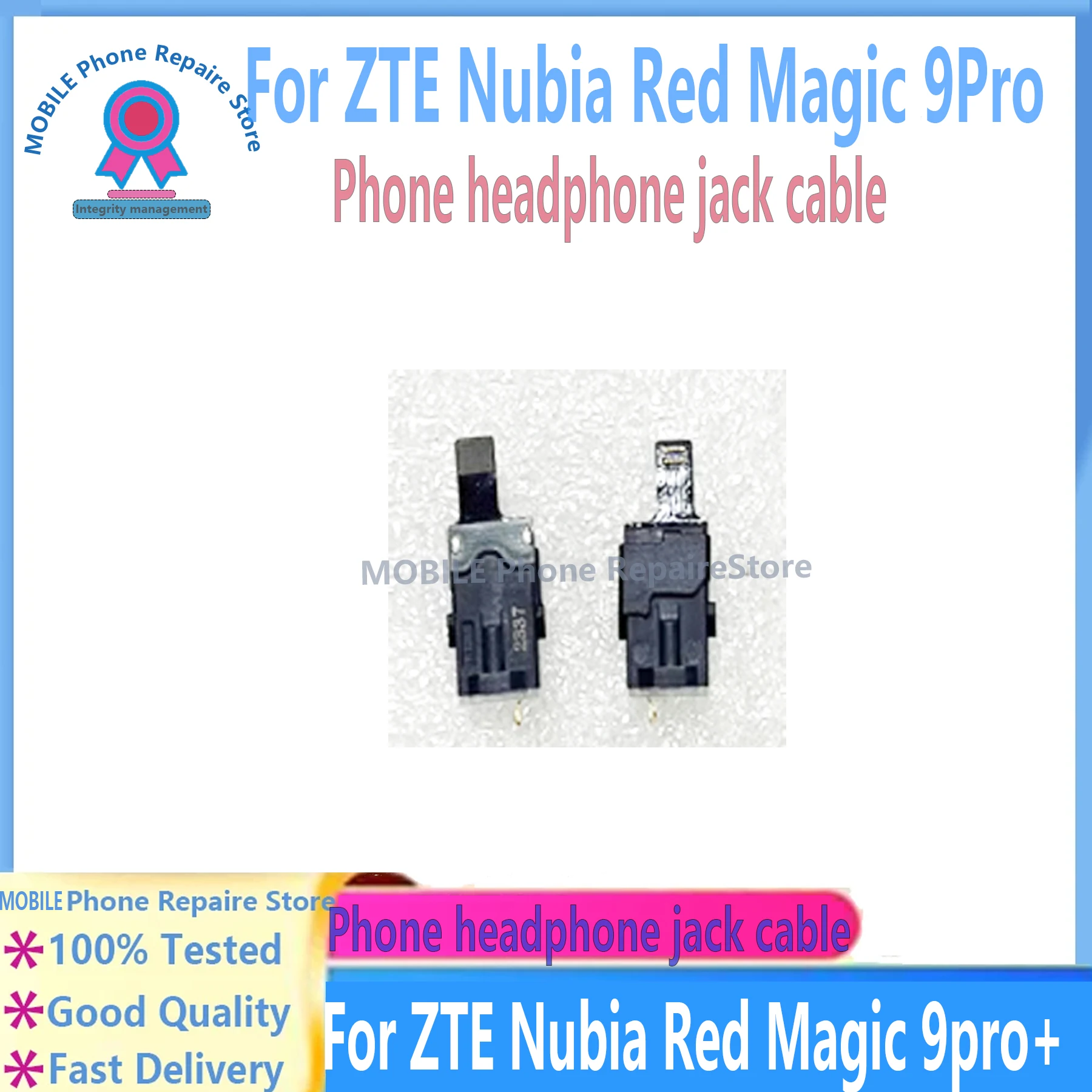 For ZTE Nubia Red Magic 9Pro Plus Headphone Jack Flex Cable OEM Replacement