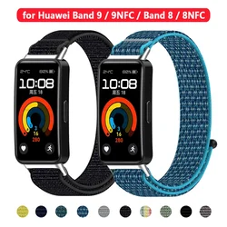 Nylon Loop Strap for Huawei Band 9 9NFC Smart Watch Bracelet Wristband Replacement Correa For Huawei Band 8 Band Accessories