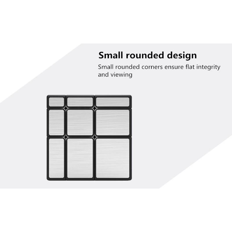 QiYiกระจกCube 3X3X3 Magic Cubeความเร็วCuboปริศนามืออาชีพCubo Magicoของเล่นเด็กกระจกบล็อก 3x3 Cube
