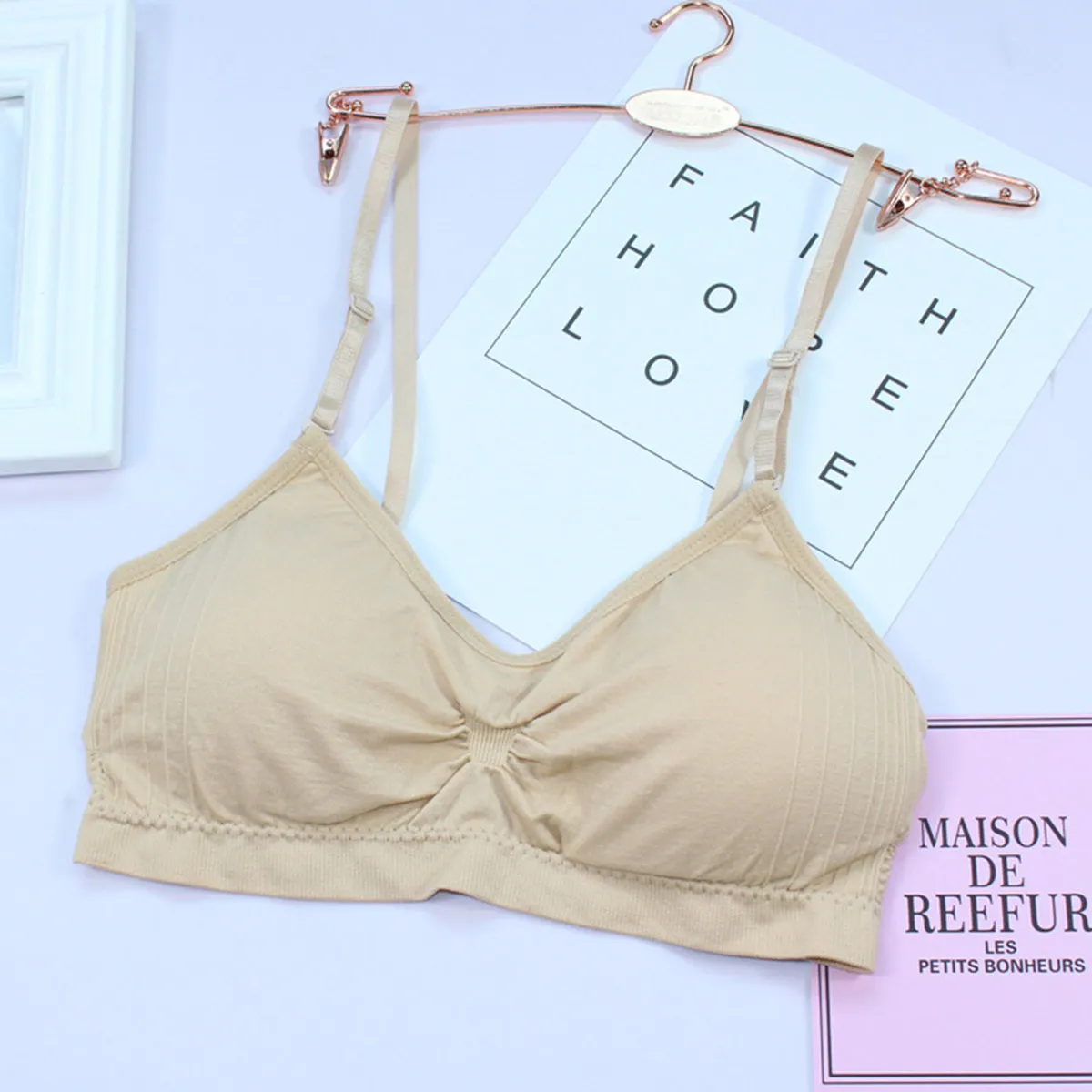 

Yoga Bra For Women Seamless High Bra Breathable Sweat-Absorption Fitness Yoga Exercise Skin