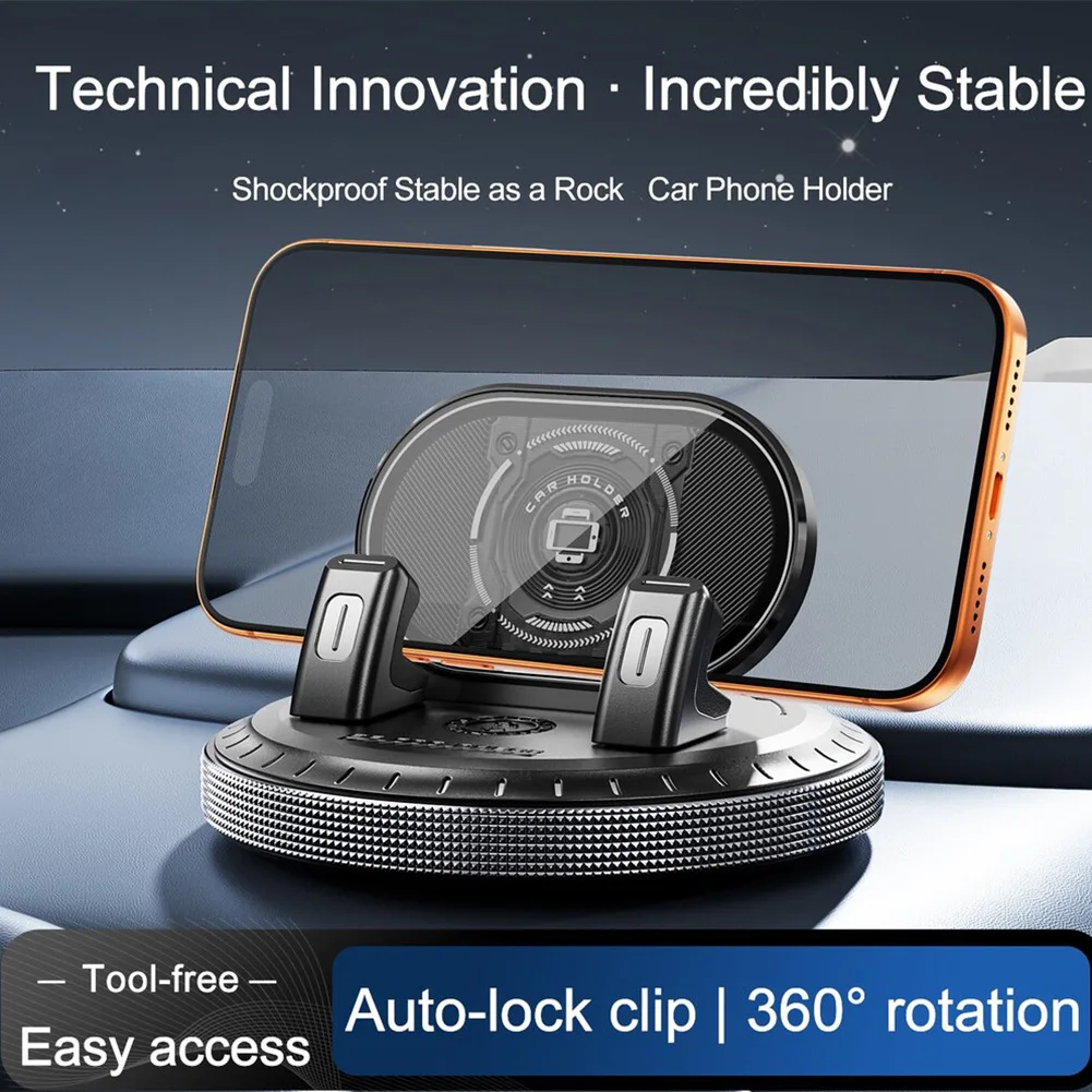 

Dashboard Car Phone Holder Upgraded Reusable Silicone Phone Mount For Car For-Dash Anti-Slip Pad Mat Phone Holder