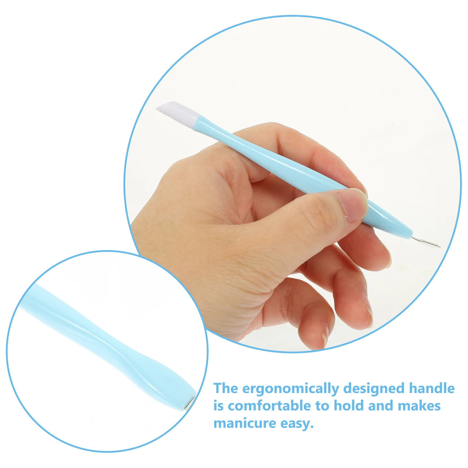 Fourchettes professionnelles pour Nail Art, dissolvant de cuticules en acier inoxydable, outils de manucure, élimination des peaux mortes des pieds, pour Salon et maison, 15 pièces