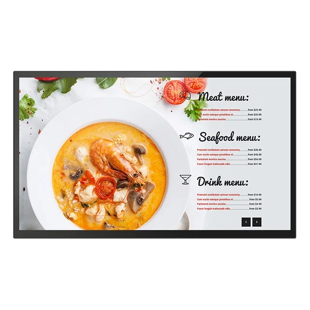 WF4306T 43-Inch Touch Screen LCD Digital Poster For Indoor Advertising & Retail Store Use With RK3566