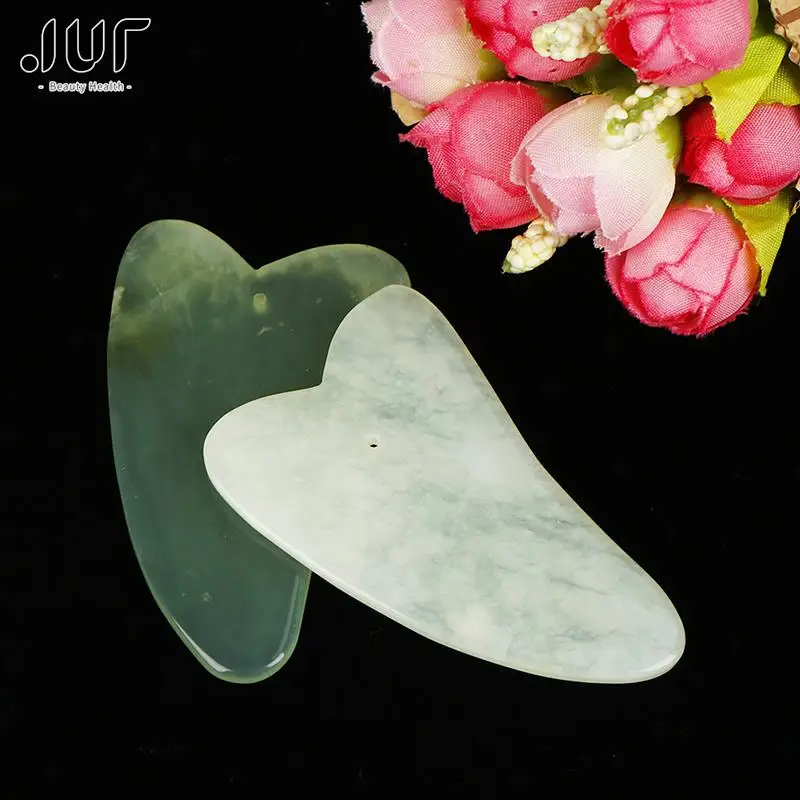 

1PC Chinese Traditional Physical Guasha Jade Board Scraping Scraper Tool Beauty Health Care Tools SPA Salon Body Massager Random