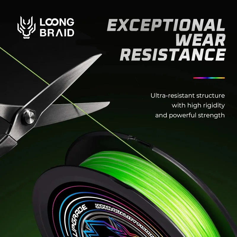 Premium Imported X8 PE Fishing Line Multicolor Wear Resistant Scratch Proof Anti-Corrosion Lure Fishing Line