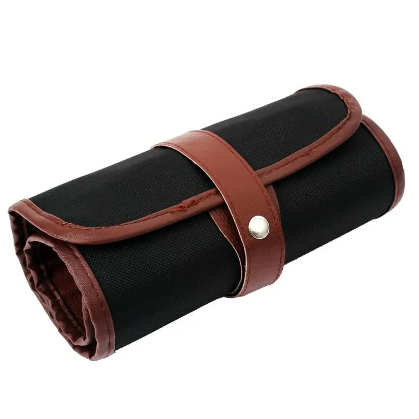 1 Pcs 36/48 Holes Wrap Roll Up Pencil Bag Pen Case Holder Storage Writing Supplies Stationery Supplies Pencil Pouch（Only Bags） view 2