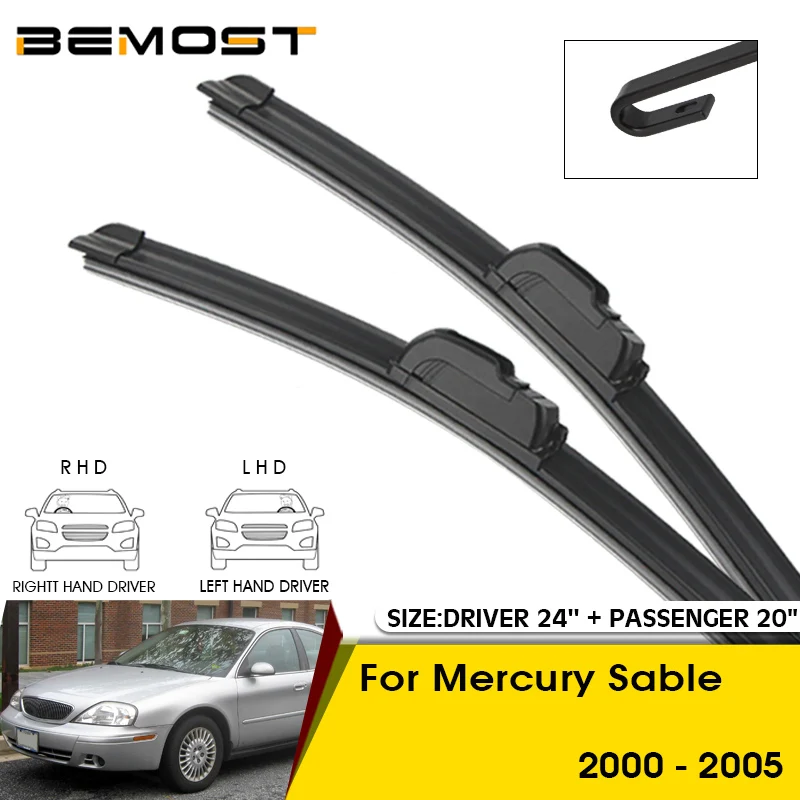 Car Wiper Blades For Mercury Sable 2000-2005 Windshield Windscreen Front Window Blades 24