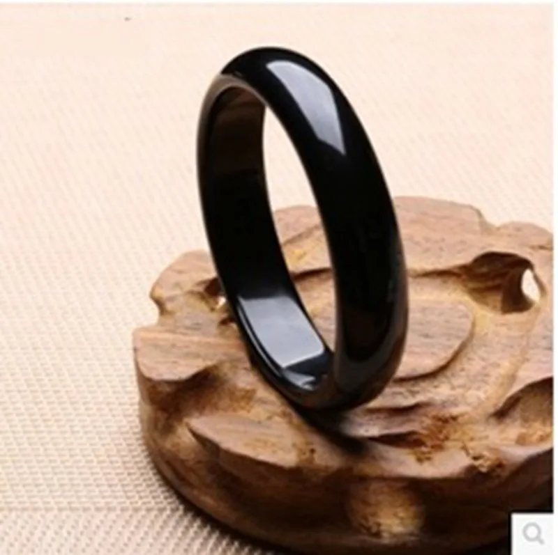 High Quality Natural Noble Black Agate Jade Bracelet Fashionable Hand Decoration Crafts Bangles Jewelry Accessories Gifts