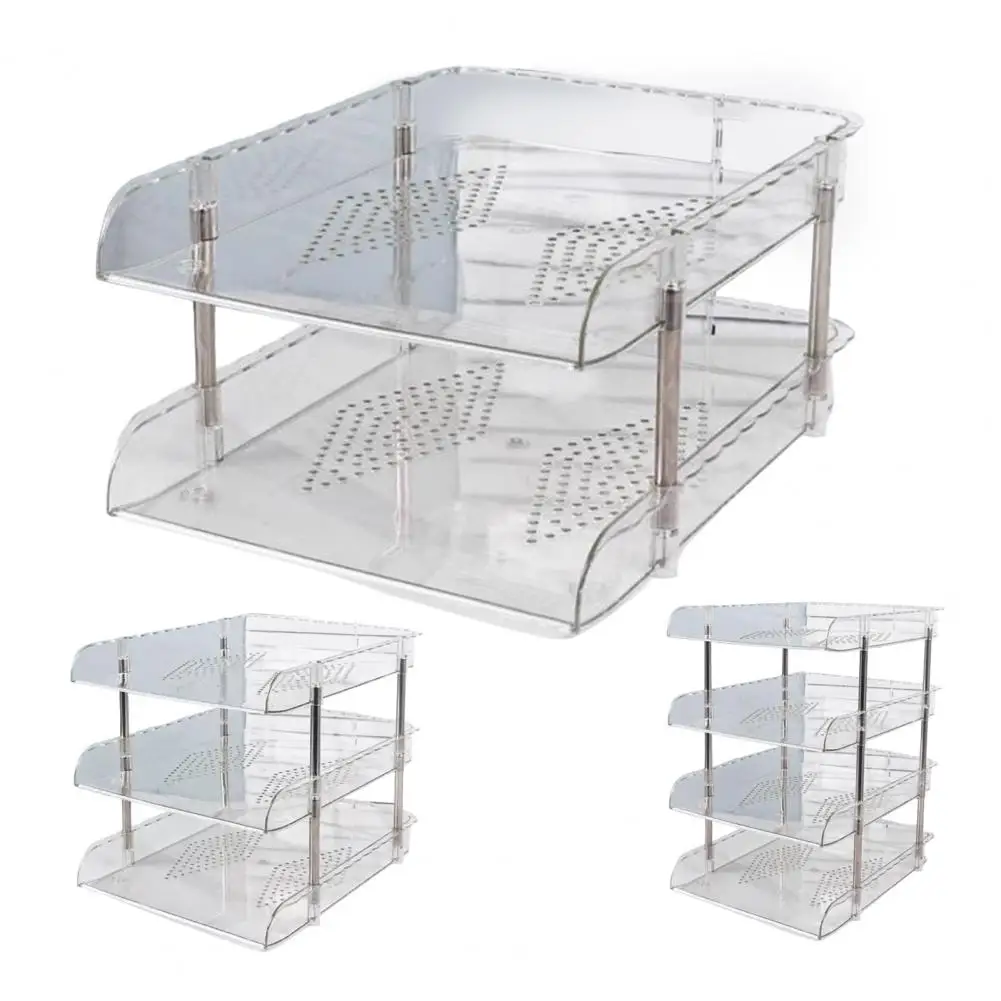 Home Office Desk Management Stackable Desk Drawer Organizer Paper Organizer Letter Tray For Documents For Kitchen