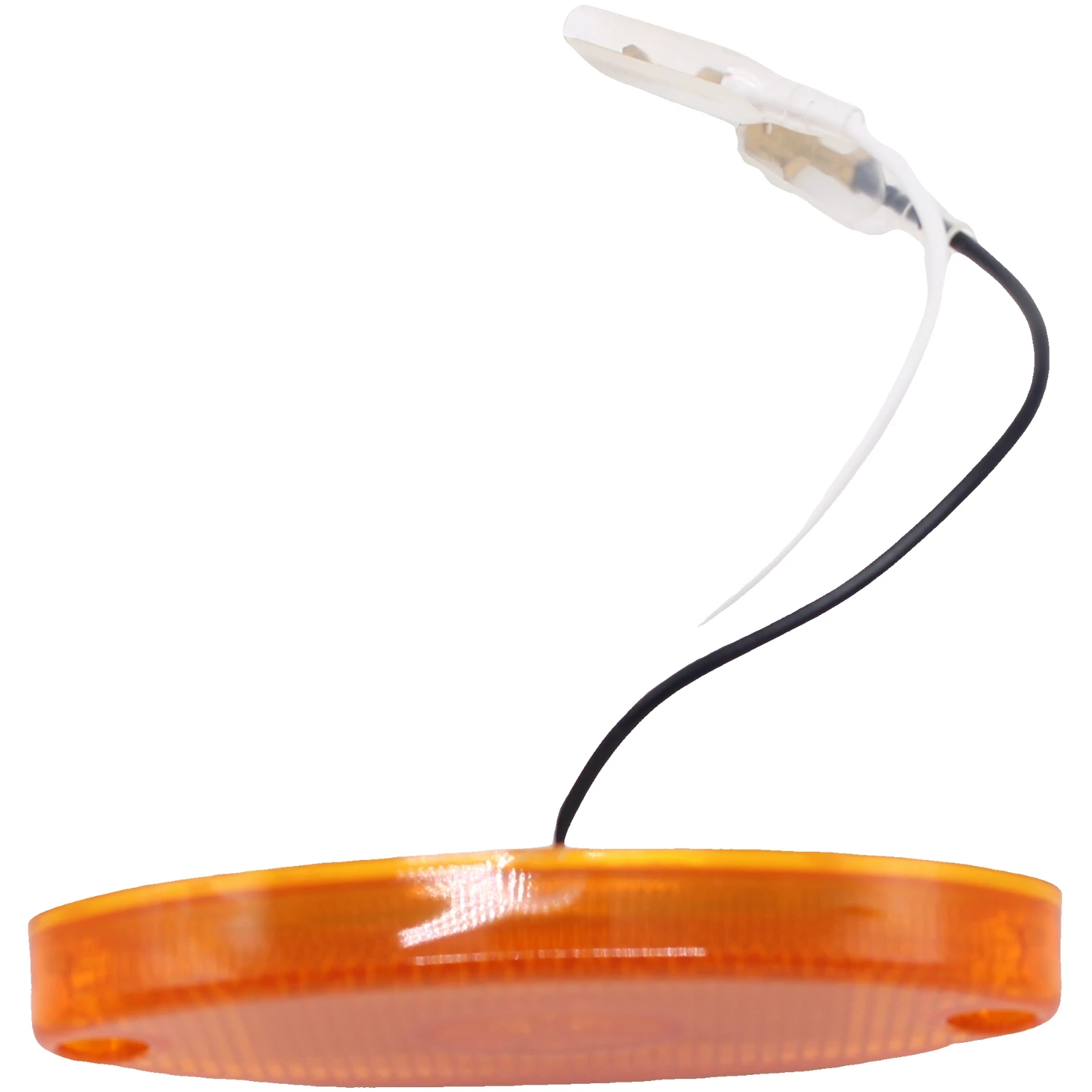 SMLR2012 L2012 06028 1pc 12V Amber Oval LED Side Marker Lamp Light Caravan Motorhome For Caravan Motorhome RV Car Accessories
