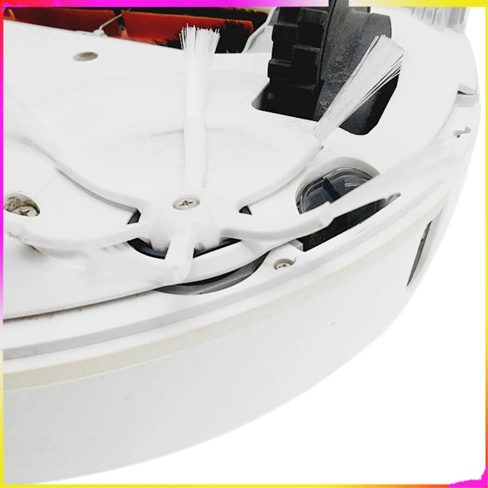 M04K 8X الأبيض 6 الأسلحة فرشاة جانبية ل Xiaomi 1S MI روبوت فراغ 2 Roborock S50 S51 S5 أجزاء المكنسة الكهربائية الملحقات