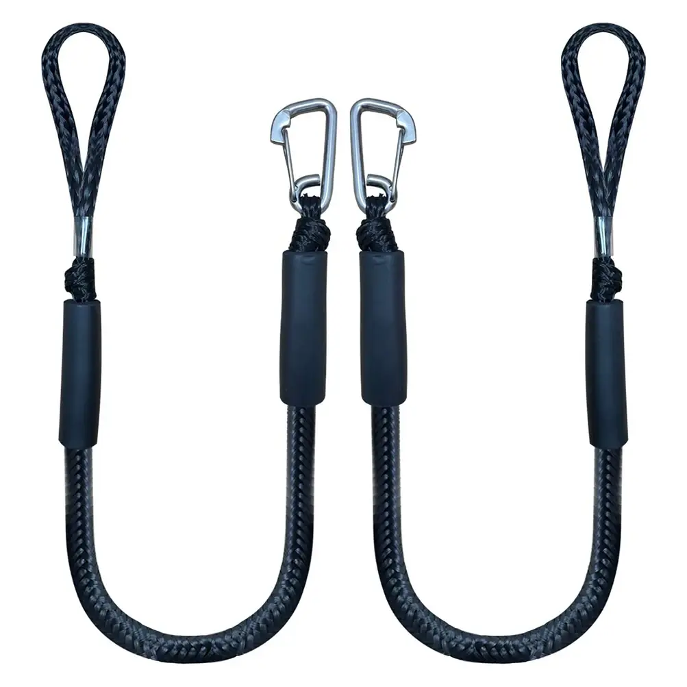 Boat Bungee Dock Lines Cabos, Docking Rope for Kayak, Watercraft, SeaDoo Jet Ski, Pontão Canoe, Power Boat, amarração Rope Acessórios