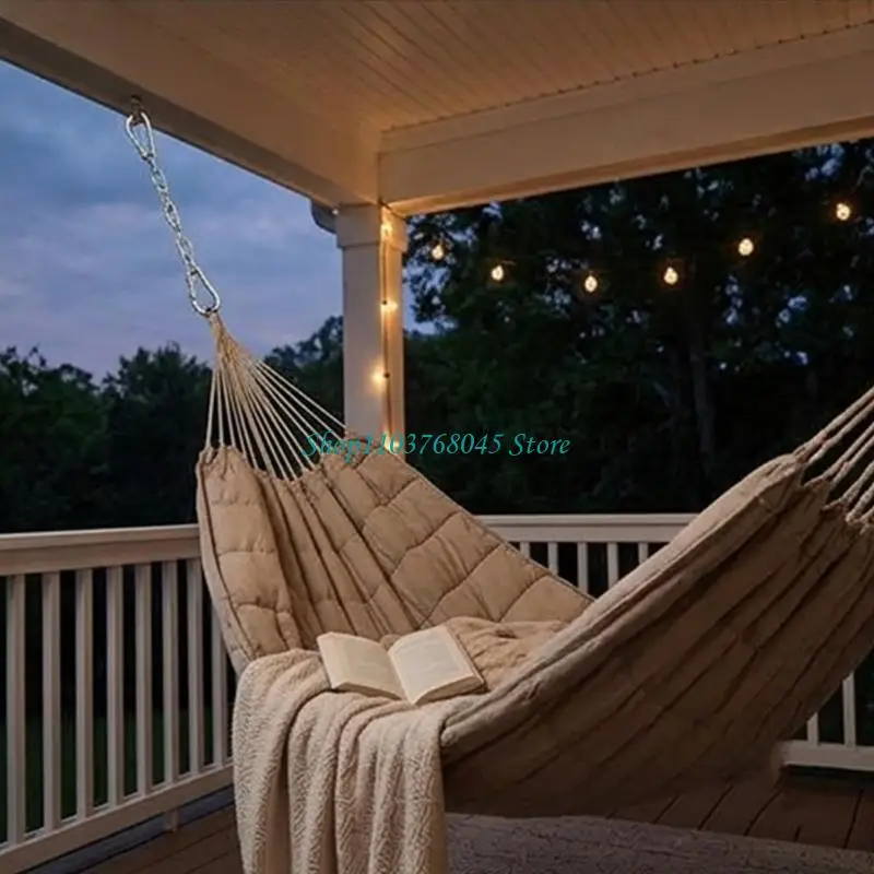 R53F Corrosion Resistant Stainless Steel Hammock Hanging Chain For Swings And Outdoor Furniture Adjustable Length 1 Pair