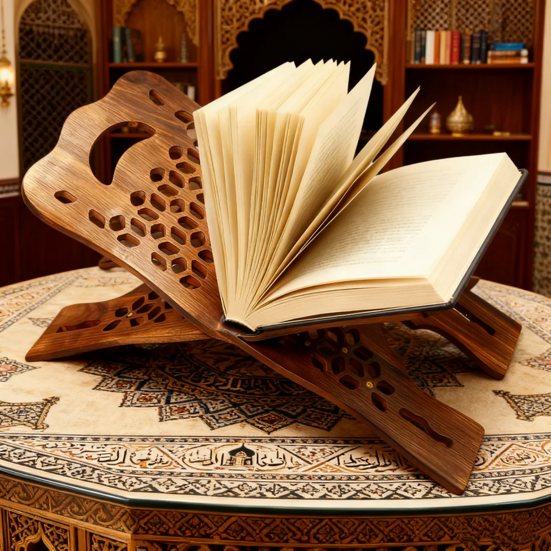 Support de livre portable en bois pour le Coran musulman, étagère pour livres de prière, étagère de lecture pour le Coran, la Sainte Bible, l'Aïd, le Ramadan, pour les musulmans