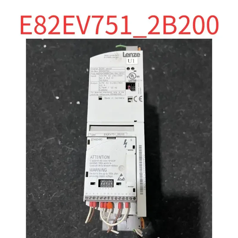 Second-hand  inverter E82EV751-2B200 220V 0.75KW  Test OK
