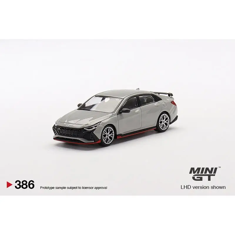 MINIGT 1/64  #386  Elantra N Cyber Diecast Car Model gift