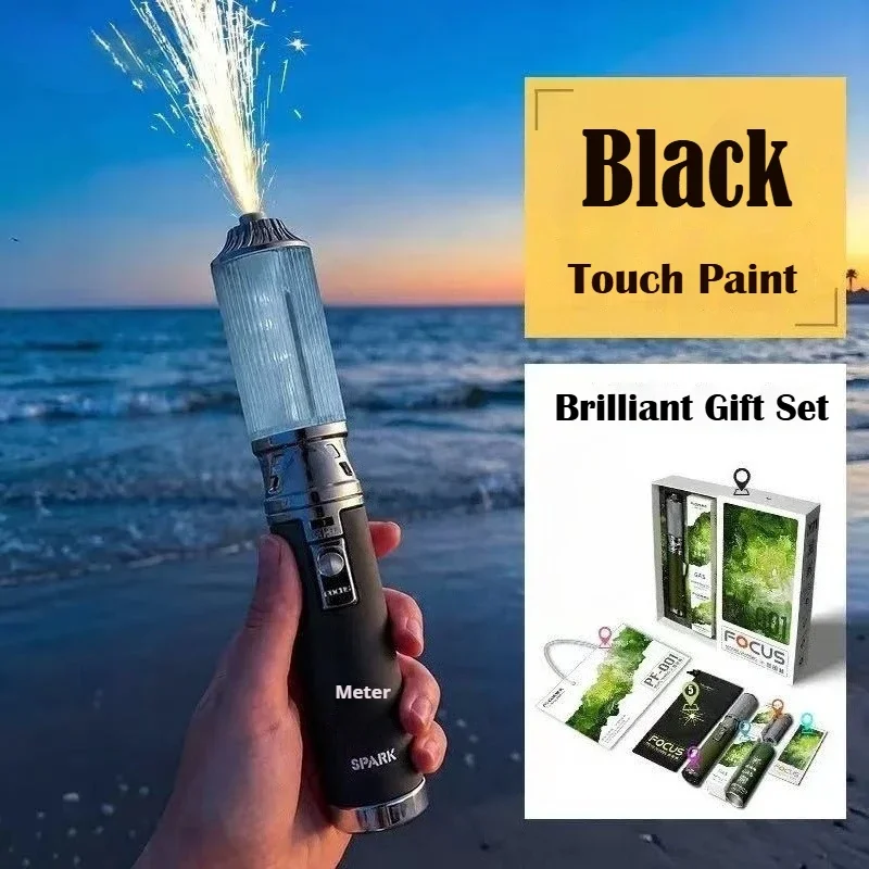 Outdoor romantic sparkler igniter, photo booth magic tool, multi-functional seaside creative atmosphere stick