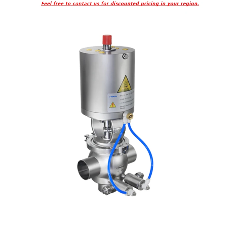

DONJOY Sanitary Stainless Steel 316L EC Series Mixproof Valve With Pneumatic Actuator For Water Control Beverage Food