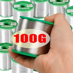 100/50g No Need Solder Powder Soldering Rods Low Temperature Easy Melt Solder Wire Silver Universal Welding Rod Cored Weld Wire