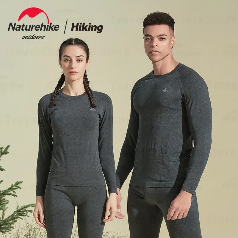 Naturehike-HeatMax Roupa Interior Térmica para Homens e Mulheres, Auto-Aquecimento, Fitness, Esqui, Função Esportiva, Trabalho de Escritório, Inverno