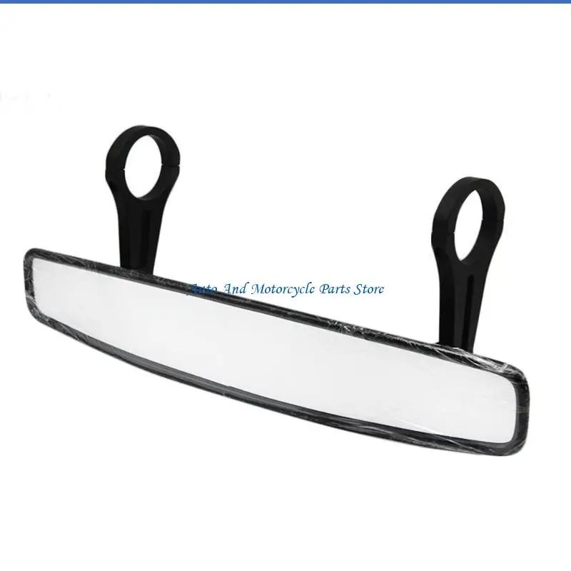

P9FD Universal ATV UTV Rear View Black Handle Bar End Side Rearview Mirrors