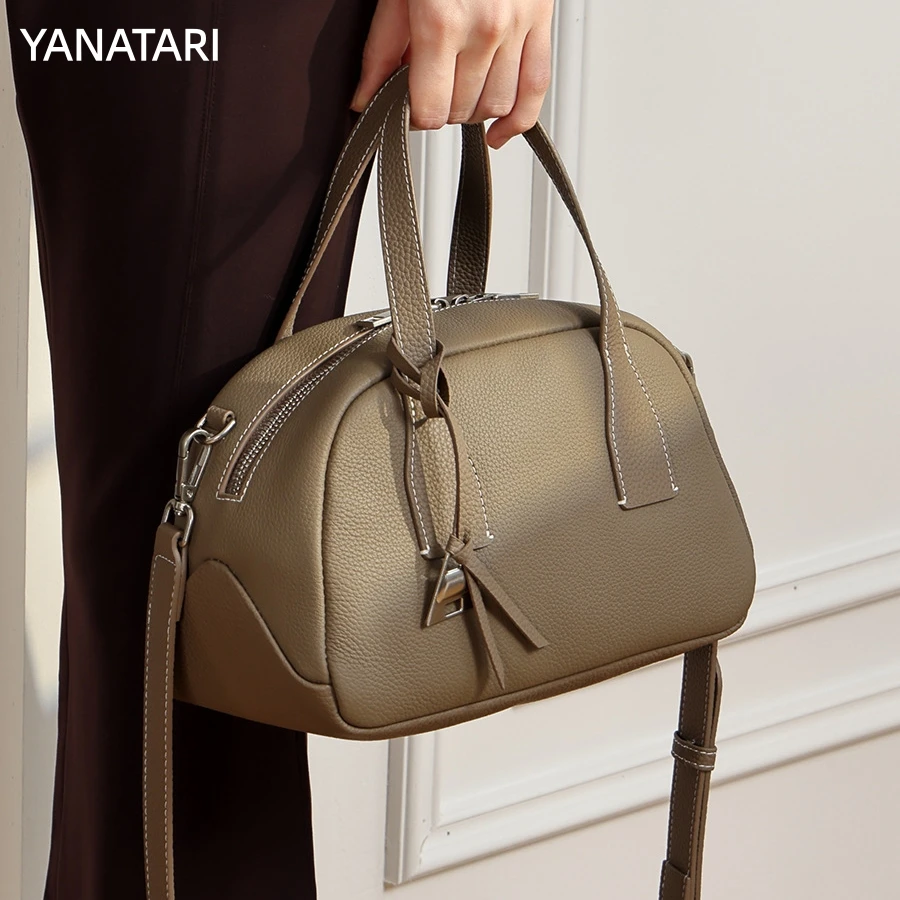 

YANATARI Роскошные женские сумки через плечо, модные сумки-мессенджеры из натуральной воловьей кожи, новинка 2026 года