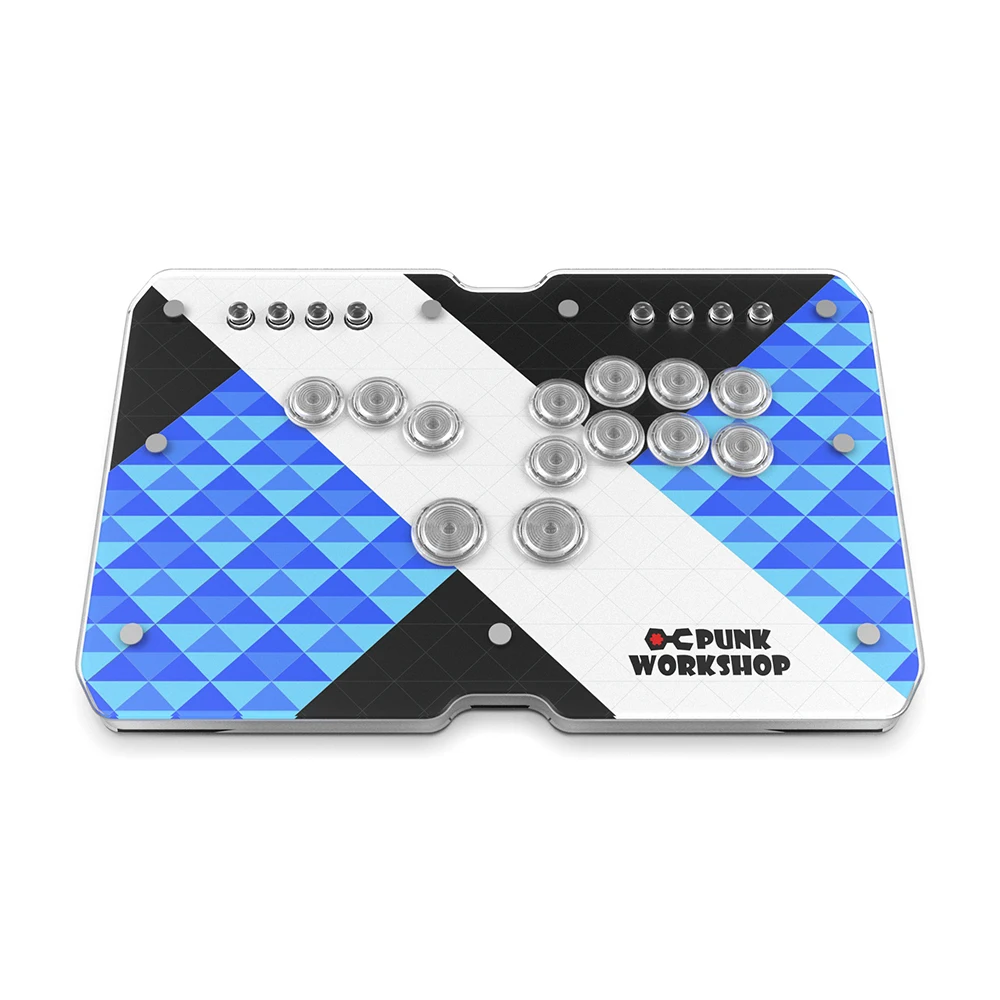 Punk Workshop Ultra HitBox Controller Layput E SOCD Supported Fighting Stick for PC/Switch/PS3 with Mechanical Swiches Buttons