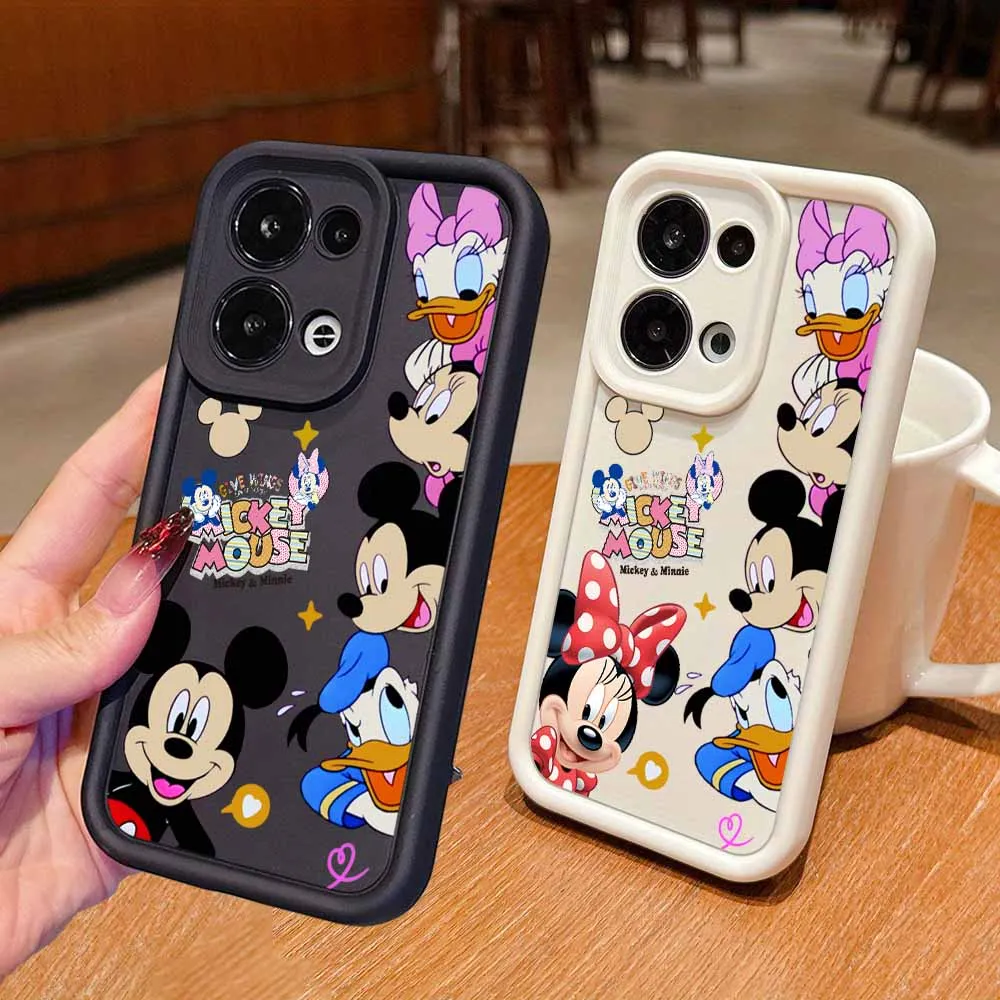 Casing HP Disney Mickey Mouse Untuk Apple iPhone 17 17Air 16 16E 15 14 13 12 Mini 11 Pro Max Motif Tangga Mata