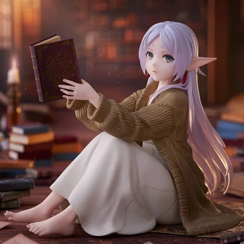 12CM Frieren au-delà du fin du voyage Frieren Anime Figure bureau mignon costume de nuit Frieren Figurine d'action Figurine modèle poupée jouet