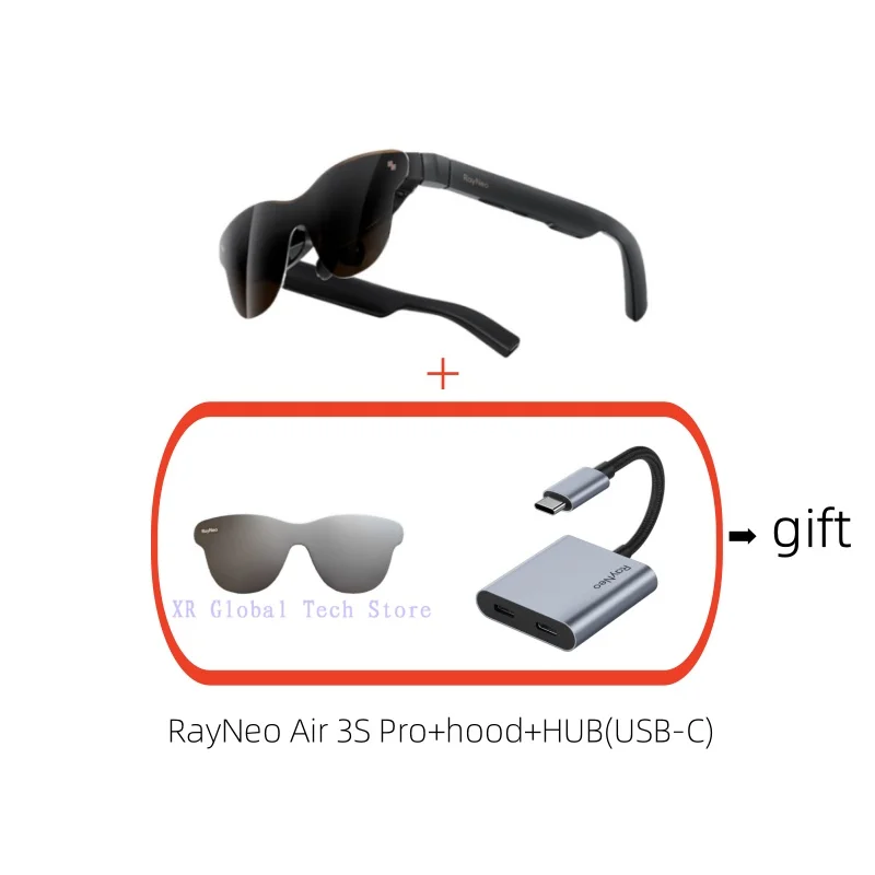 RayNeo Air 3S Pro smart AR glasses, equivalent to 4 meters 135 inches, 3D surround sound, 120Hz
