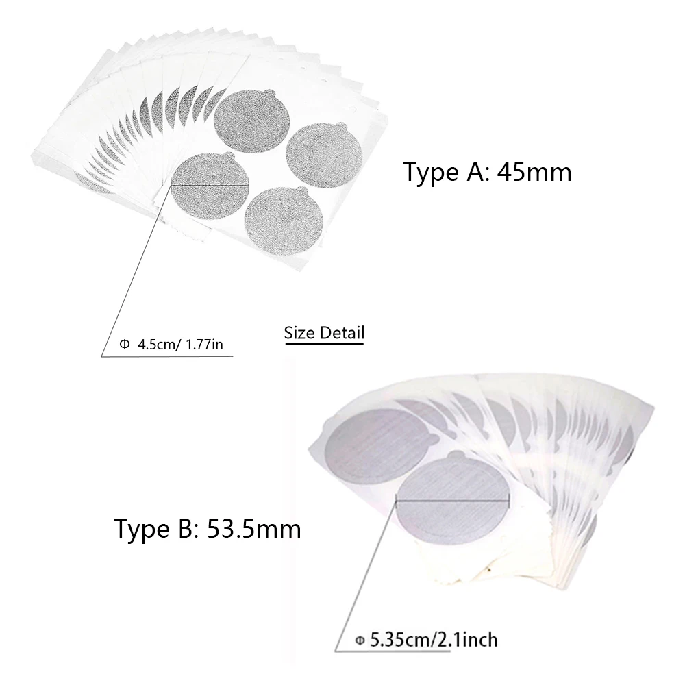 Refilling Capsule Self Adhesive Aluminum Foil Brewer Lid Capsula Seals Sticker Coffee Maker For Coffee Capsules