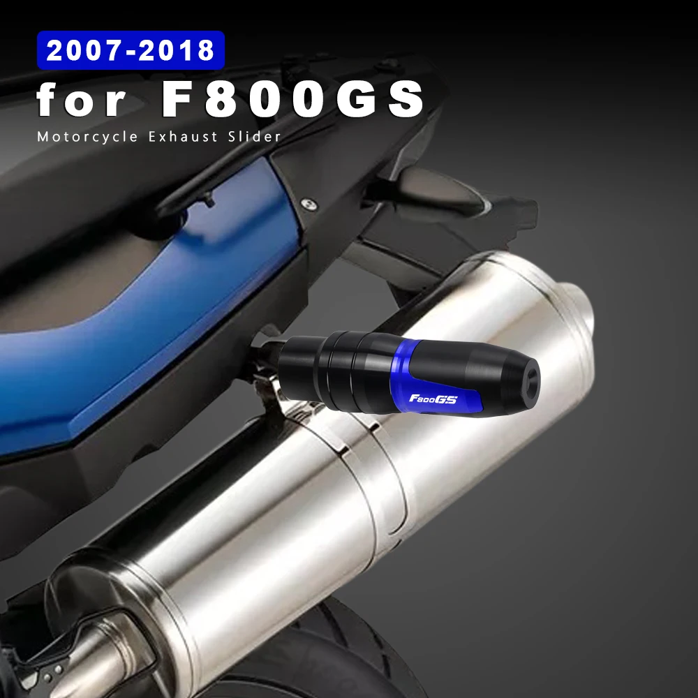 

Falling Protection Aluminum for BMW F800 F800GS Accessories F 800 GS 800GS 2007-2018 Motorcycle Exhaust Slider Crash Protector
