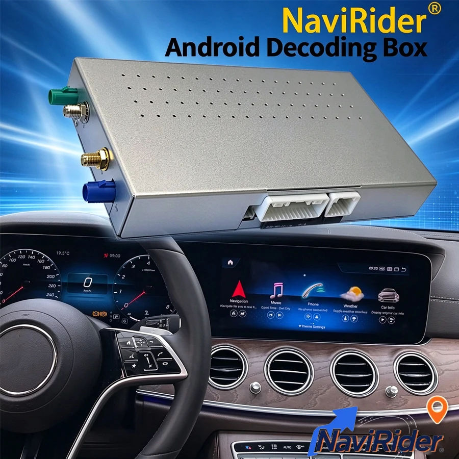 Qualcomm 665 Android Decoder Box For Mercedes Benz GLE GLS CLS GT E-Class 2020-2023 NTG 6.0 Wireless CarPlay Bluetooth 4G WiFi