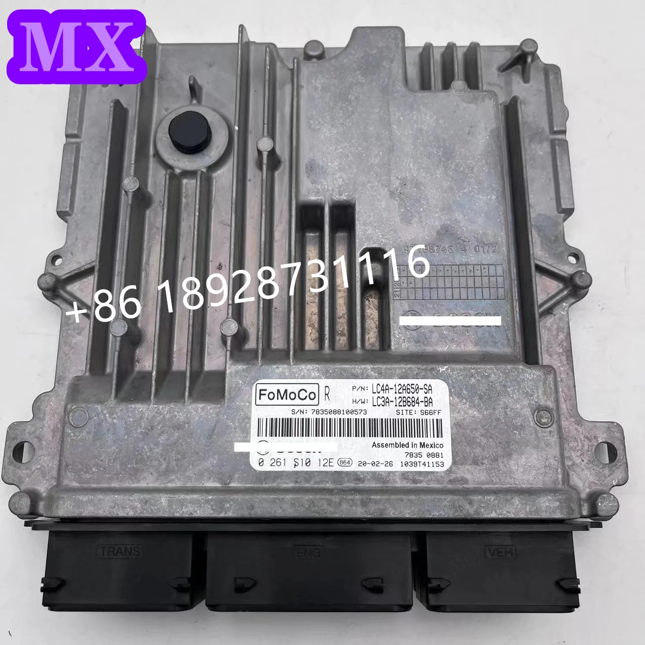 Nowy oryginalny oryginał z programem LC4A-12A650-SA 0261 s1012e 78650589 ECM ECU dla 2018-2019 Ford F-150 LC3A12B684-BA