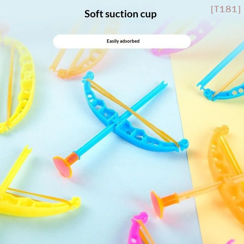 12/24/36Pcs Plastic Kids Bow And Arrow Toy With Safe Suction Cup Tips Colorful Design Perfect For Play Party Favors Kids Gifts