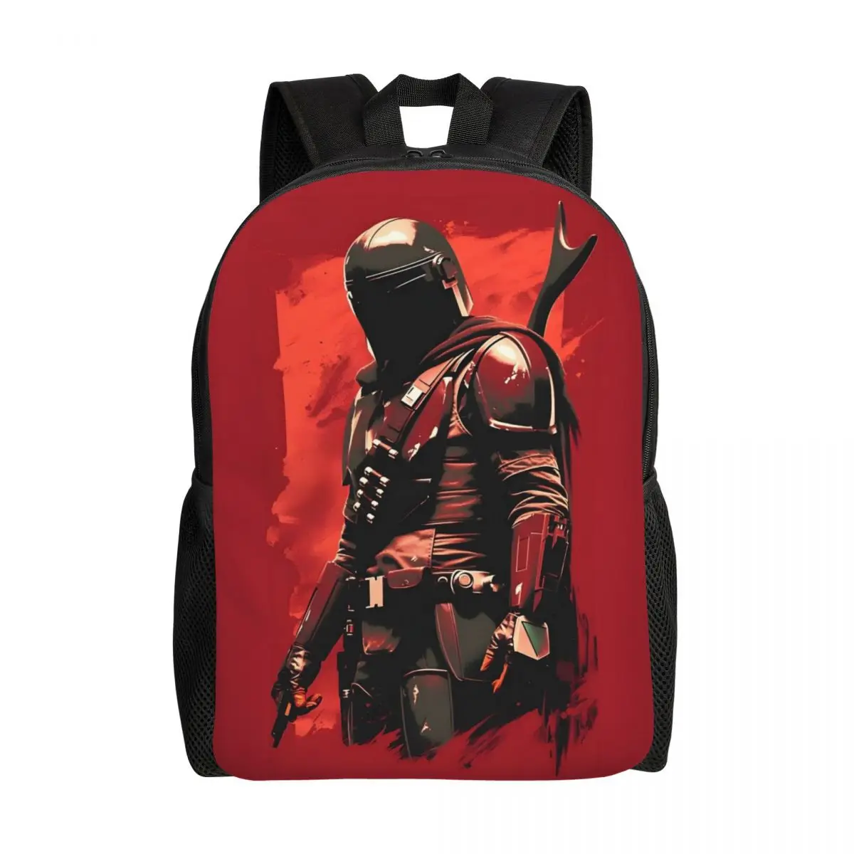 

Customized M-Mandalorianed Backpack Women Men Basic Bookbag for School College Adventure Story Bags