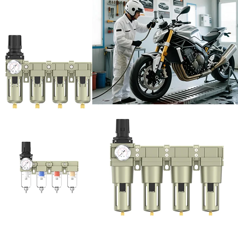 Professional Spray Paint Machine Air Source Filter, Tire Repair Dedicated Air Source Filter, Multiple Filters, CWFFF